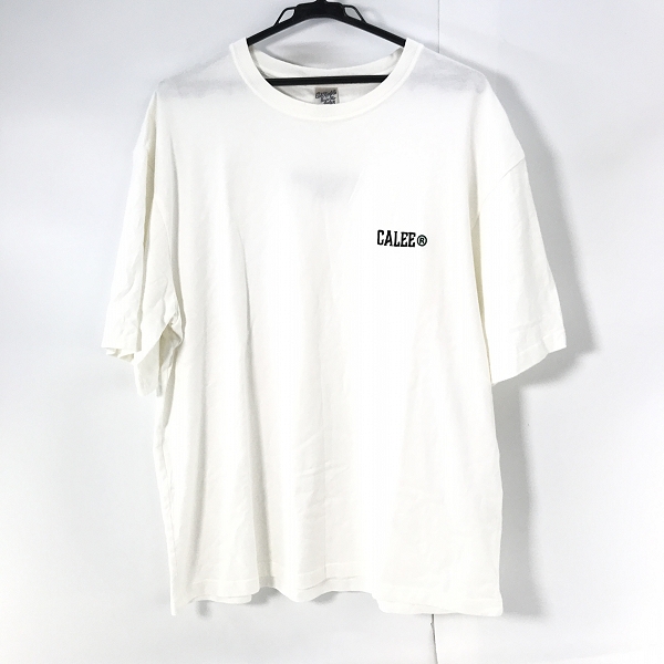 実際に弊社で買取させて頂いたCALEE/キャリー ロゴ刺繍 半袖Tシャツ/L（42-44）