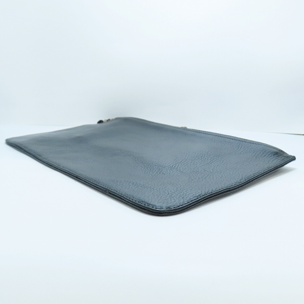 実際に弊社で買取させて頂いた【レシート付き】CHROME HEARTS/クロムハーツ FLAT MED PLANE ダガージップ レザー クラッチバッグの画像 2枚目