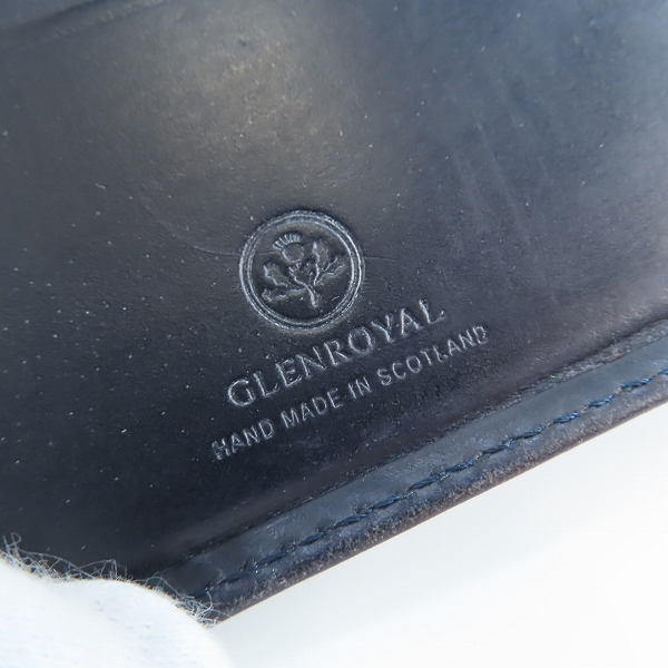 実際に弊社で買取させて頂いたGLENROYAL/グレンロイヤル レザーウォレット/二つ折り財布の画像 4枚目