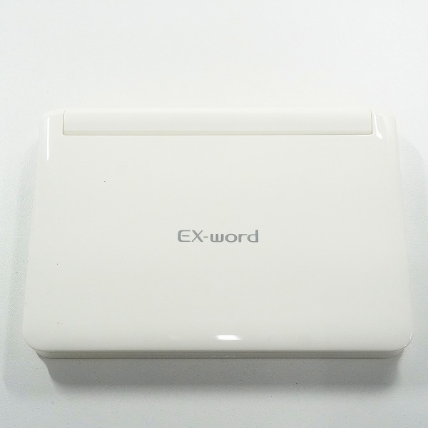 実際に弊社で買取させて頂いたCASIO/カシオ XD-SK2800 EX-word エクスワード ホワイト 電子辞書 簡易動作確認済みの画像 4枚目