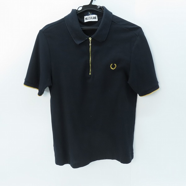 実際に弊社で買取させて頂いたFRED PERRY/フレッドペリー MILES KANE ハーフジップ 半袖ポロシャツ/カットソー/S