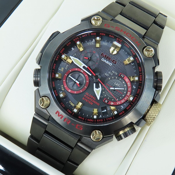 実際に弊社で買取させて頂いたG-SHOCK/Gショック MR-G 赤備え GPSハイブリッド電波ソーラー MRG-G1000B-1A4JR