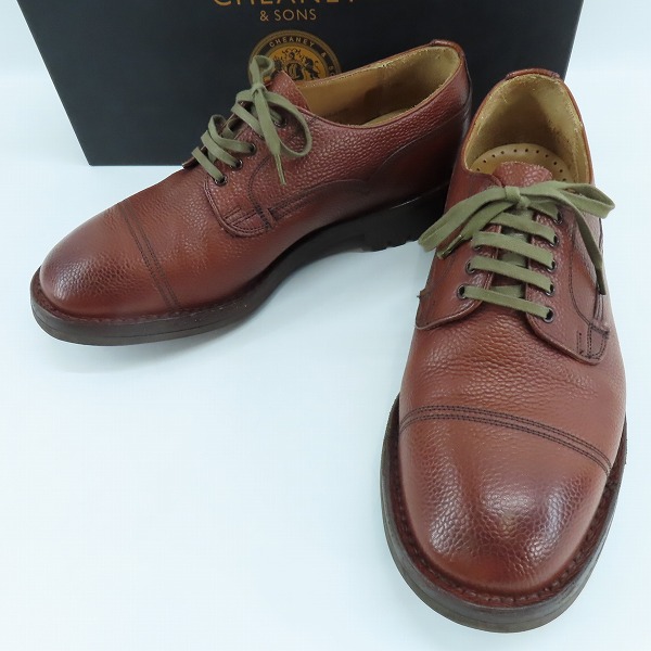 実際に弊社で買取させて頂いたJOSEPH CHEANEY＆SONS/ジョセフチーニー CAIRNGORM II C/ケンゴン2 オックスフォード キャップトゥ レザーシューズ U033118/8.5