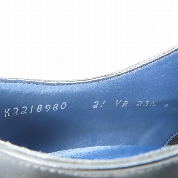 実際に弊社で買取させて頂いたREGAL/リーガル 日本製 ストレートチップシューズ 21VR/23.5の画像 5枚目