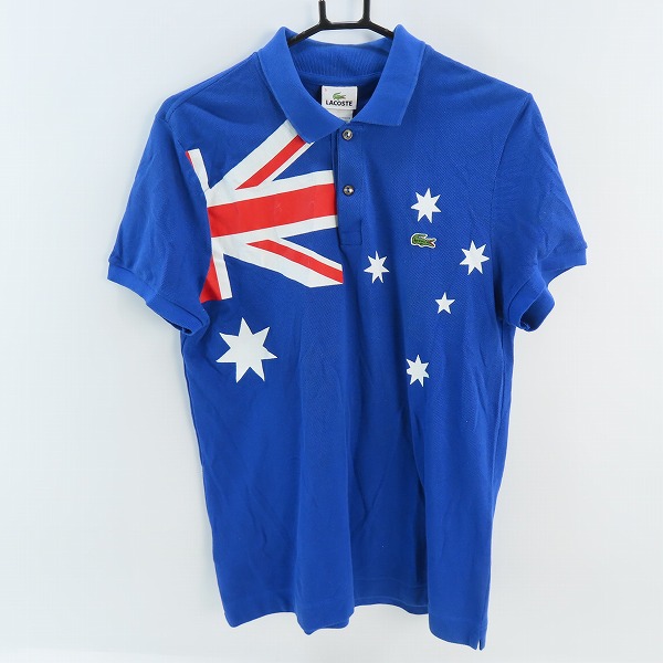 実際に弊社で買取させて頂いたLACOSTE/ラコステ 星条旗 ポロシャツ/3