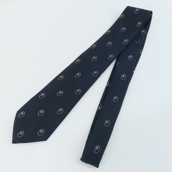 実際に弊社で買取させて頂いたA BATHING APE/ア ベイシングエイプ サル顔総柄ネクタイ