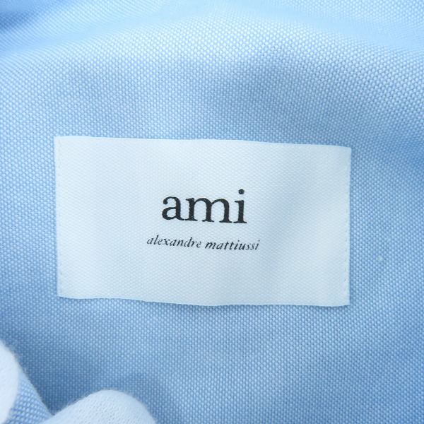 実際に弊社で買取させて頂いたami alexandre mattiussi/アミ アレクサンドル マテュッシ ロゴ刺繍 ハートA 長袖シャツ BFHSH113-480/40の画像 2枚目