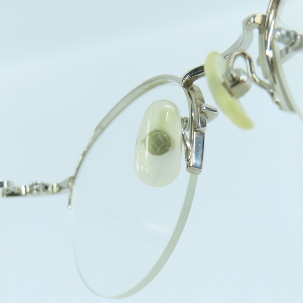 実際に弊社で買取させて頂いた999.9/フォーナインズ メガネフレーム アイウェア 度入り O-15Tの画像 8枚目