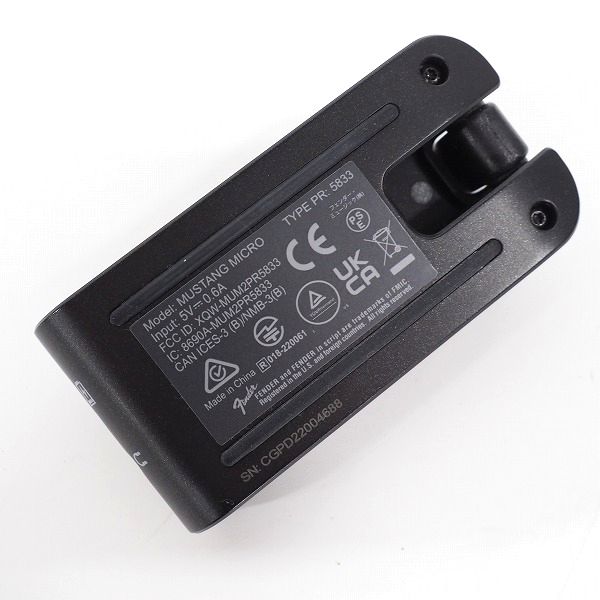 実際に弊社で買取させて頂いたFender/フェンダー MUSTANG MICRO/マスタング マイクロ ギター ヘッドフォンアンプ【動作確認済】の画像 2枚目