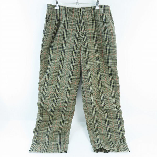 実際に弊社で買取させて頂いたkolor/カラー ストレートパンツ マルチカラー/チェック 20SCM-P24114/2