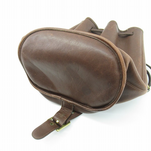 実際に弊社で買取させて頂いたCOACH/コーチ オールドコーチ レザー 巾着型 ショルダーバッグ 9929の画像 2枚目