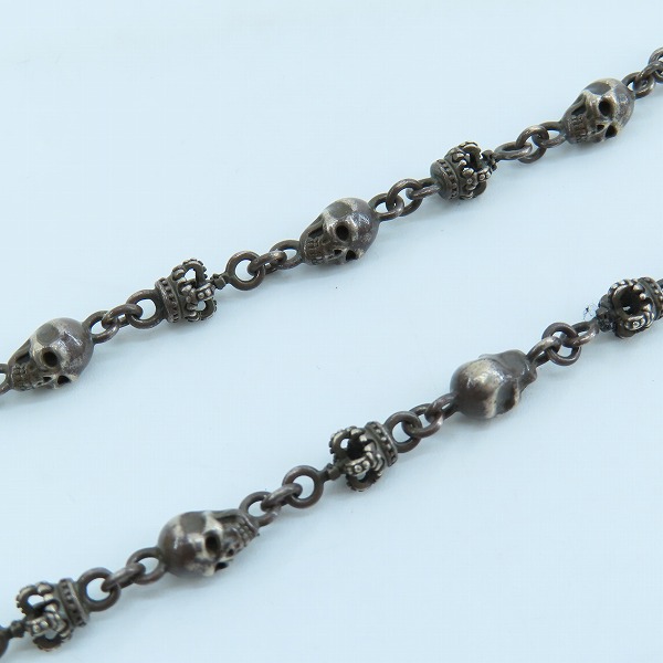 実際に弊社で買取させて頂いたJustin Davis/ジャスティンデイビス SKULL DIVINE/スカルディバイン チェーン SNJ126/50cmの画像 5枚目