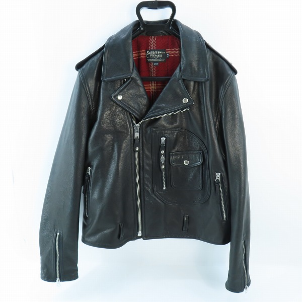 実際に弊社で買取させて頂いたSchott/ショット ダブル ライダース ジャケット 528US Dポケット/44