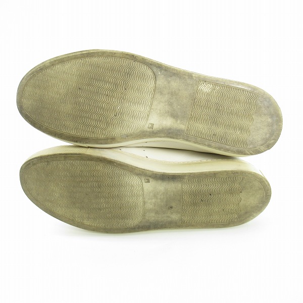 実際に弊社で買取させて頂いたKRISVANASSCHE/クリスヴァンアッシュ ベルクロ ハイカットスニーカー ホワイト/42の画像 2枚目