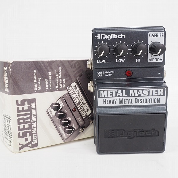 実際に弊社で買取させて頂いた【美品】Digitech/デジテック METAL MASTER へヴィーメタルディストーション エフェクター/動作確認済