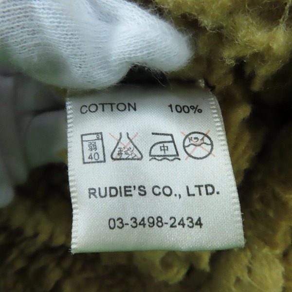 実際に弊社で買取させて頂いたRUDE GALLERY/ルードギャラリー ボア フライトジャケット/Mの画像 4枚目