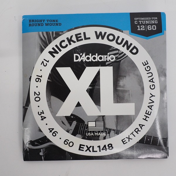 実際に弊社で買取させて頂いた【未開封】D'Addario/ダダリオ Nickel Wound XL EXL145 12-54・EXL148 12-60 エレキギター弦 計5個セットの画像 4枚目