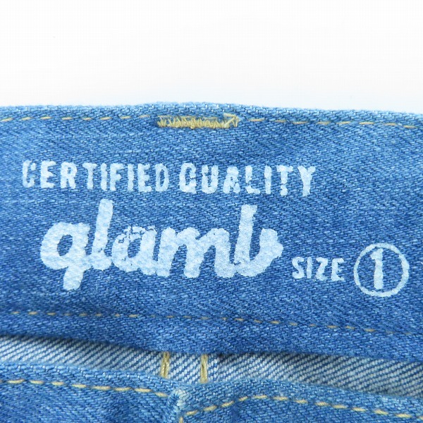 実際に弊社で買取させて頂いたglamb/グラム Poly Denim/ポリーデニム デニムパンツ GB0318/P13/1の画像 2枚目