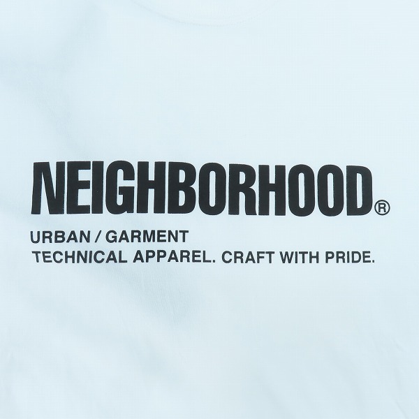実際に弊社で買取させて頂いたNEIGHBORHOOD/ネイバーフッド ロゴプリント 半袖 Tシャツ/Lの画像 5枚目
