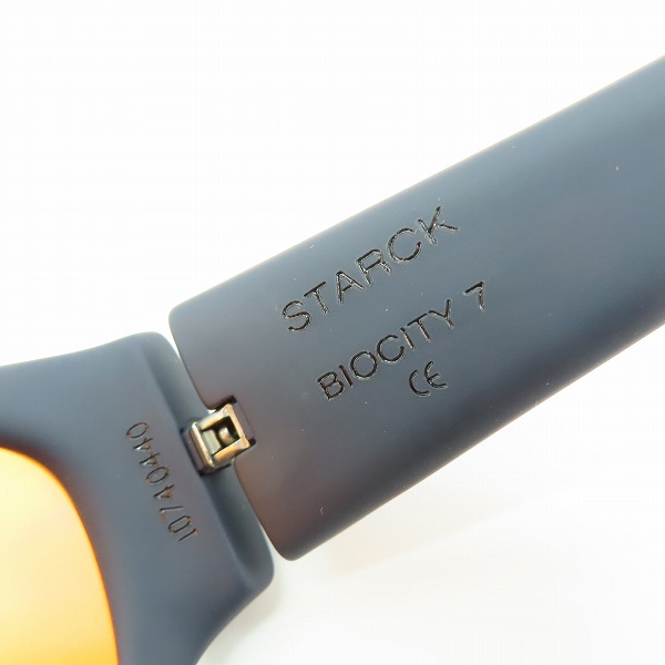 実際に弊社で買取させて頂いたalain mikli×STARCK EYES/アランミクリ×スタルクアイズ  BIOCITY 7 セルフレーム サングラス/アイウェア P0101.02の画像 4枚目