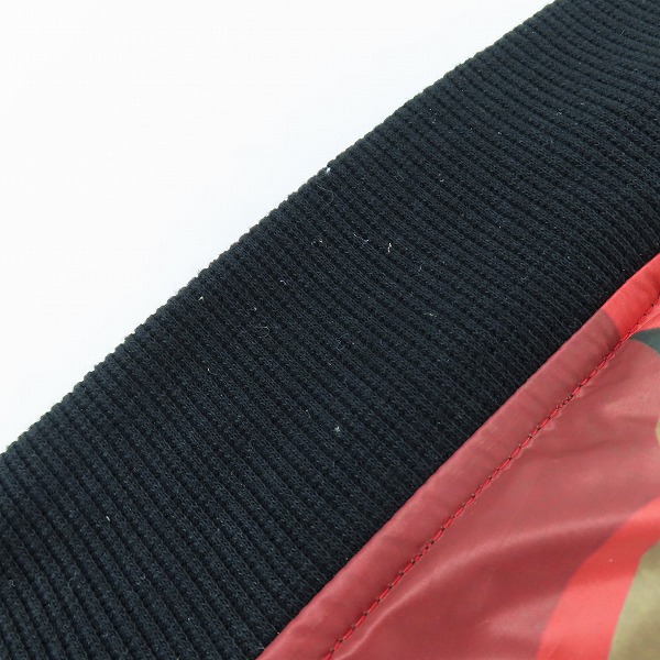 実際に弊社で買取させて頂いたglamb/グラム ダウンジャケット ブラック/カモフラ/迷彩 リバーシブル/3の画像 9枚目