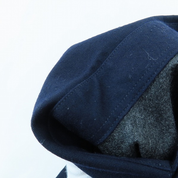 実際に弊社で買取させて頂いたAMI Alexandre Mattiussi/アミ アレクサンドル マテュッシ カラー切替 ウール長袖シャツ H16C09 24/37の画像 5枚目