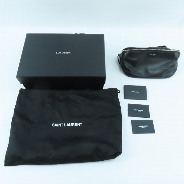 実際に弊社で買取させて頂いたSAINT LAURENT/サンローラン ロゴ ウエストバッグ/ボディバッグ FLY505671 1022の画像 8枚目
