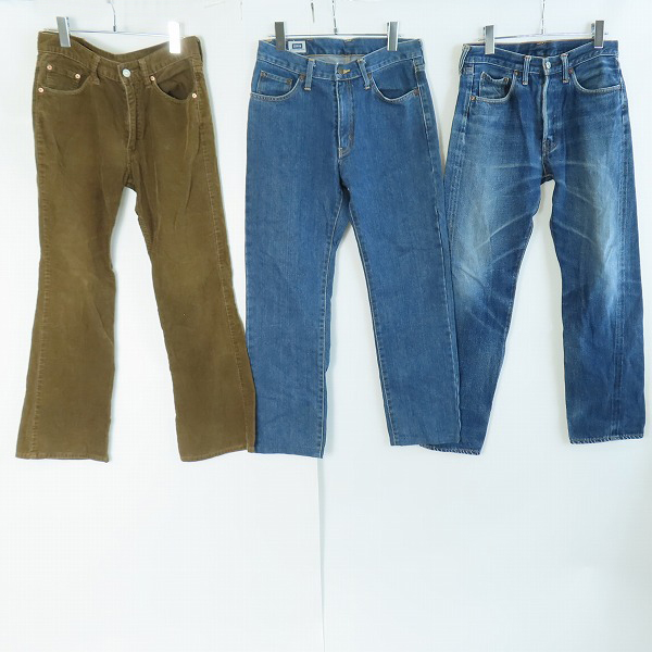 実際に弊社で買取させて頂いたLevi's/リーバイス EDWIN/エドヴィン DENIME/ドゥニーム  デニムパンツ 