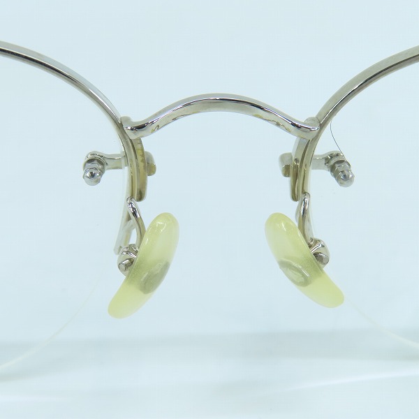 実際に弊社で買取させて頂いた999.9/フォーナインズ メガネフレーム アイウェア 度入り O-15Tの画像 3枚目