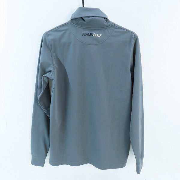 実際に弊社で買取させて頂いた【未使用】BEAMS GOLF ORANGE LABEL/ビームスゴルフ クラシックロゴタートルネックシャツ PURPLE 82-14-0038/Mの画像 1枚目