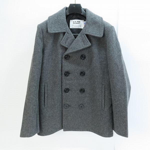 実際に弊社で買取させて頂いたSchott/ショット 24オンス メルトンPコート 753US/40