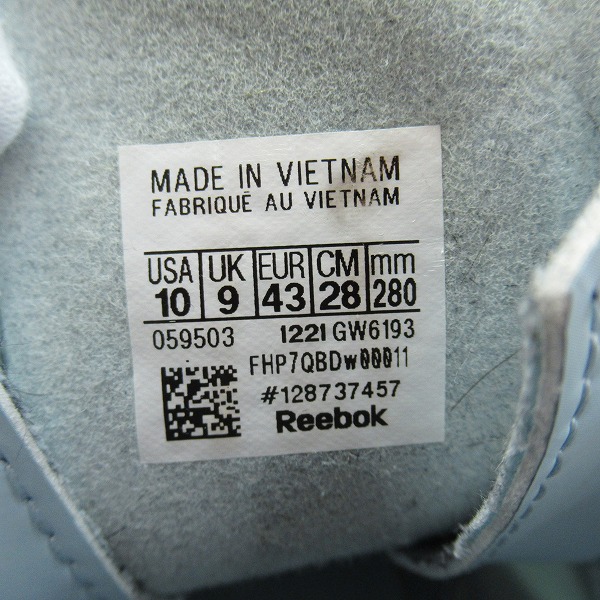 実際に弊社で買取させて頂いたReebok/リーボック PREMIER ROAD MODERN MID スニーカー GW6193/28の画像 5枚目