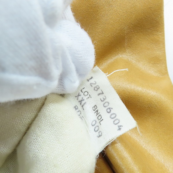 実際に弊社で買取させて頂いたSchott/ショット レザー ダブル Pコート/XXLの画像 5枚目