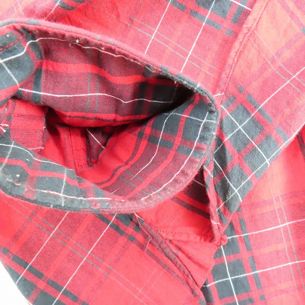 実際に弊社で買取させて頂いたTAKAHIROMIYASHITA TheSoloIst×J.PRESS/タカヒロミヤシタ ザ ソロイスト×ジェイプレス 長袖シャツ レッド sjs.0001/Mの画像 7枚目