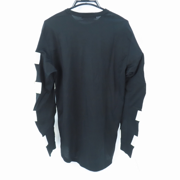 実際に弊社で買取させて頂いたmastermind HOMME×A-GIRL'S/マスターマインドオム×エイガールズ 袖マジックテープ ロングTシャツ 16SSMMF-TS10-015/Lの画像 1枚目