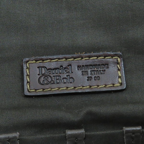 実際に弊社で買取させて頂いたDaniel&Bob/ダニエル＆ボブ レザー ブリーフケース/ビジネスバッグの画像 4枚目