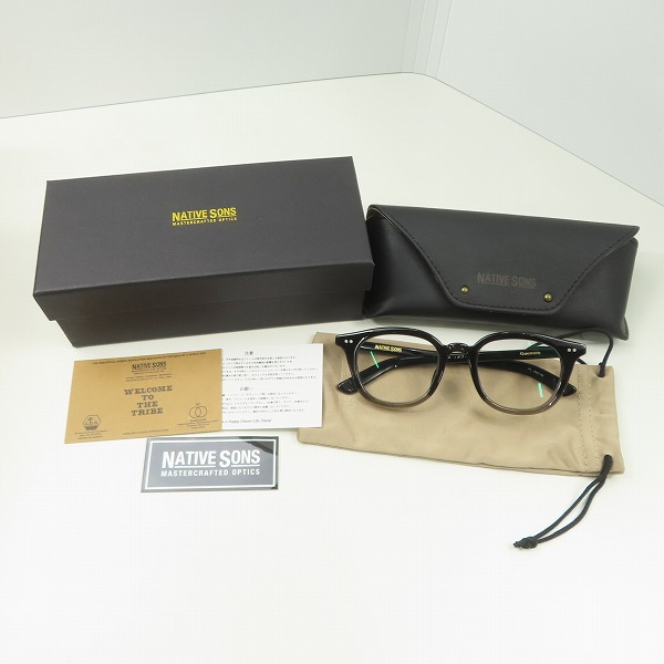 実際に弊社で買取させて頂いたNATIVE SONS/ネイティブサンズ Guerrero/ゲレロ メガネフレーム/アイウェア PL-042の画像 8枚目