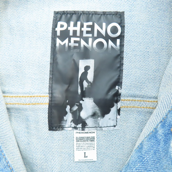 実際に弊社で買取させて頂いたPHENOMENON/フェノメノン デニム オールインワン/Lの画像 2枚目