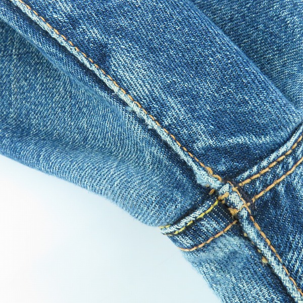 実際に弊社で買取させて頂いたEVISU/エヴィス エビス 戎 カモメペイント デニムパンツ/36×35の画像 8枚目