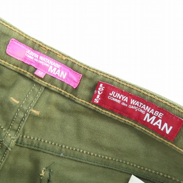 実際に弊社で買取させて頂いたLevi's JUNYA WATANABE COMME des GARCONS MAN /リーバイス ジュンヤワタナベコムデギャルソンマン コラボパンツ Mの画像 3枚目