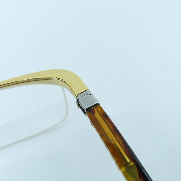実際に弊社で買取させて頂いたalain mikli×STARCK EYES/アランミクリ×スタルクアイズ  BIOOP.T17 メタルフレーム 眼鏡/メガネ/アイウェア P0113 06の画像 8枚目