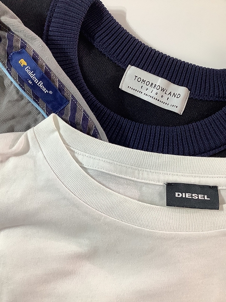 実際に弊社で買取させて頂いた【おまとめ】ディーゼル/トゥモローランド/ゴールデンベアー 等 Tシャツ/ニット/ポロシャツ 他の画像 1枚目