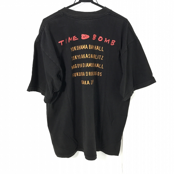 実際に弊社で買取させて頂いたGiant/ジャイアント buckcherry/バックチェリー 2001 Tour TIME BOMB ヴィンテージ/ビンテージ バンド Tシャツ/XLの画像 1枚目