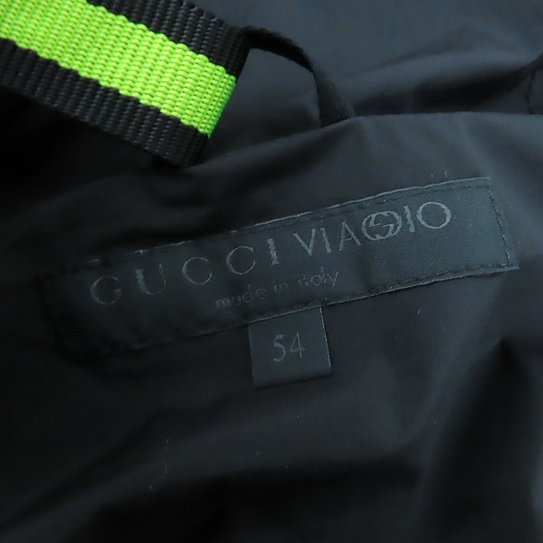 実際に弊社で買取させて頂いたGUCCI/グッチ VIAGGIO/ヴィアッジョ ナイロンジャケット 304834 Z4138/54の画像 3枚目