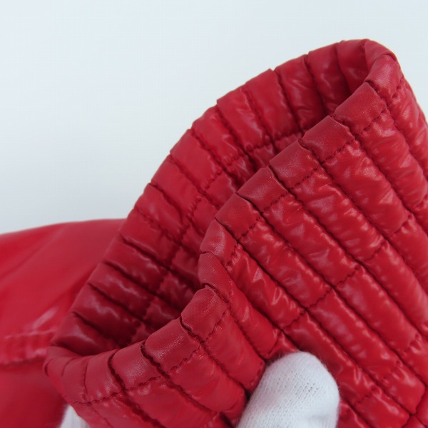 実際に弊社で買取させて頂いたMONCLER/モンクレール PYRENEES/ピレネー ダウンジャケット レッド 40341 60 68950/2の画像 9枚目