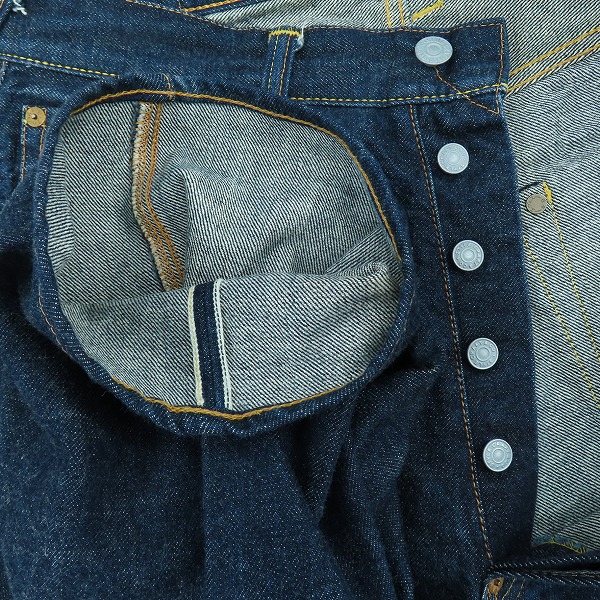 実際に弊社で買取させて頂いたEVISU/エヴィス NO.2 LOT.2001 道楽 デニムパンツ/31×35の画像 4枚目