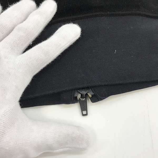 実際に弊社で買取させて頂いたY-3/ワイスリー yohji Yamamoto/ヨウジヤマモト SQUARE VELVET SPACER FULL-ZIP HOODIE HB3341/Sの画像 8枚目