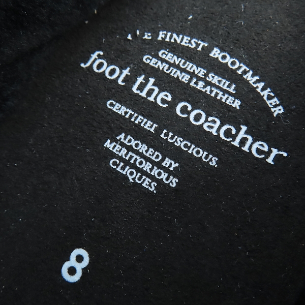 実際に弊社で買取させて頂いたfoot the coacher/フットザコーチャー SOFT PAD SHOES サンダル FTC2334017 8の画像 5枚目