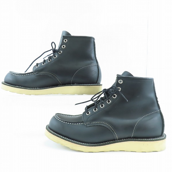 実際に弊社で買取させて頂いたREDWING/レッドウィング モックブーツ/アイリッシュセッター ブラック 8130/8.5Dの画像 3枚目