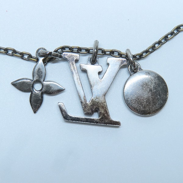実際に弊社で買取させて頂いたLOUIS VUITTON/ルイヴィトン PENDANT CHAIN LV NECKLACE ネックレス M00317の画像 2枚目